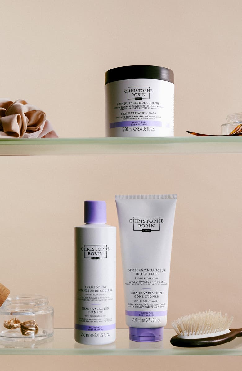 Christophe Robin Shade Variation Mask, Alternate, color, Baby Blond