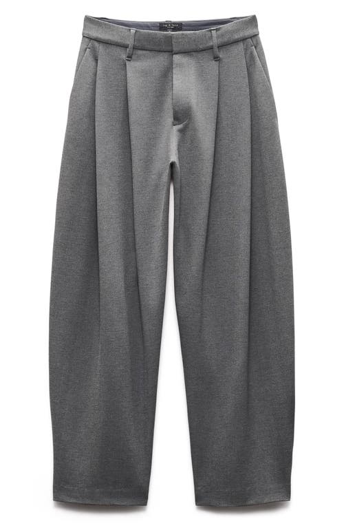 Rag & Bone Cecily Ponte Pants In Charcoal