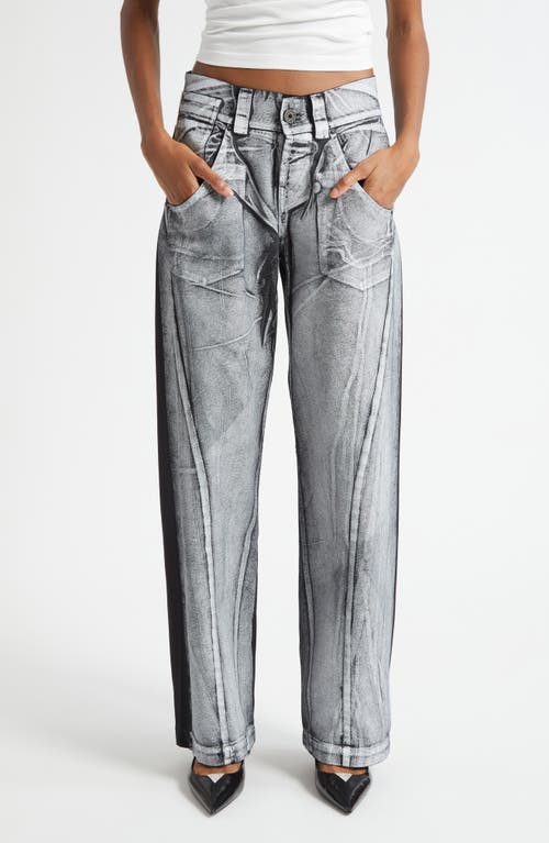 Vaquera Painted Workwear Jeans in Black 1  product