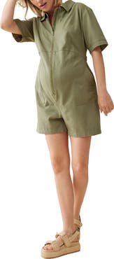 Ingrid & Isabel Utility Maternity Romper
