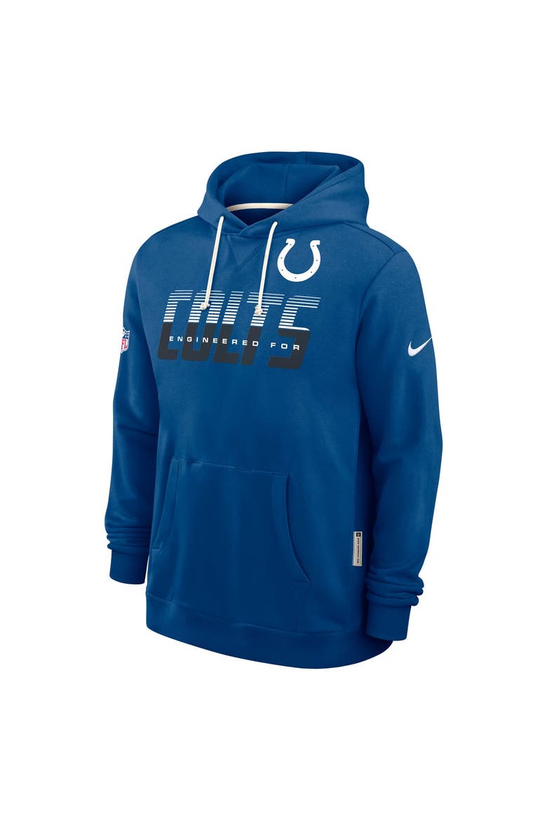 Men's Nike Royal Indianapolis Colts Sideline Standard Issue Top Prospect Dri-FIT Hoodie, Alternate, color, Royal