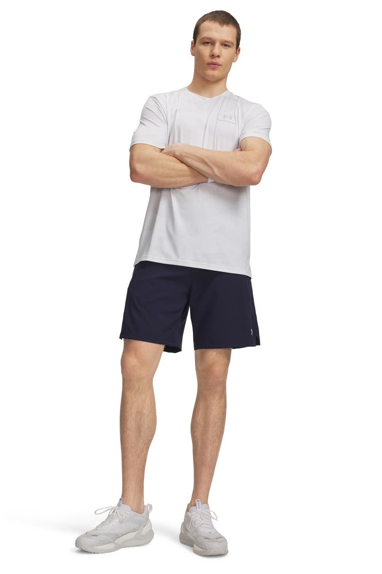 UA Vanish Woven 2.0 8-Inch Athletic Shorts, Alternate, color, 410 MIDNIGHT NAVY