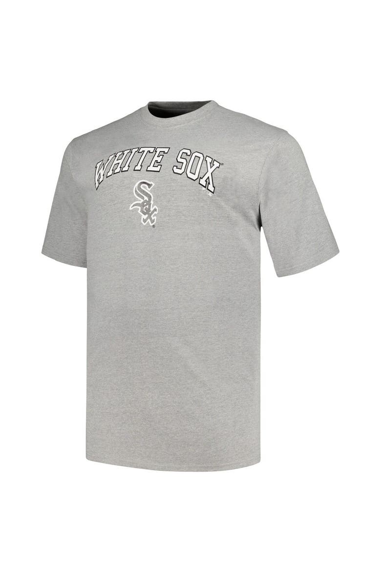 Men's Profile Black/Heather Gray Chicago White Sox Big & Tall T-Shirt Combo Pack, Alternate, color, Black