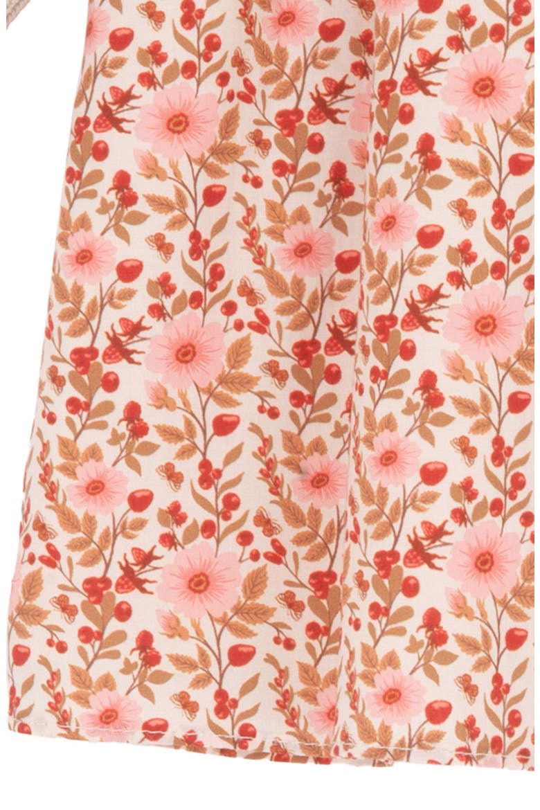 Kids' Floral Embroidered Peter Pan Collar Dress & Bloomers Set, Alternate, color, TAUPE