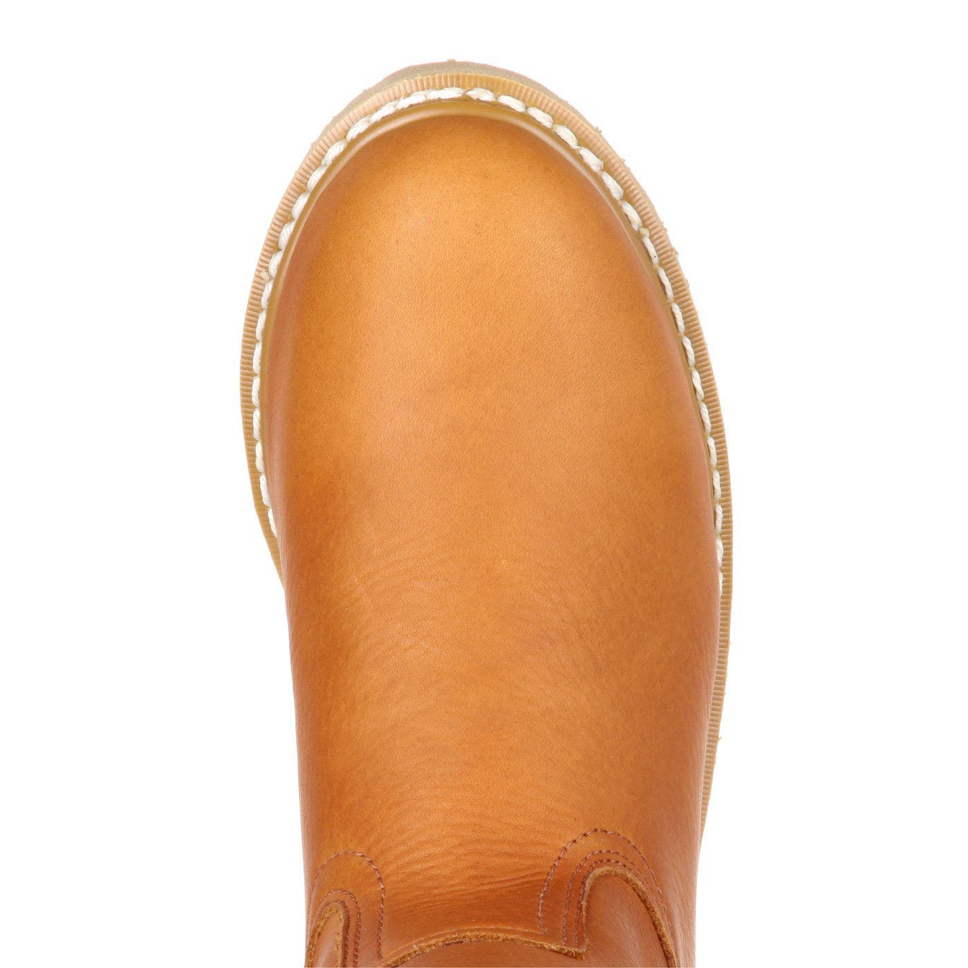 Wedge Steel Toe Pull On Work Boot, Alternate, color, BARRACUDA GOLD