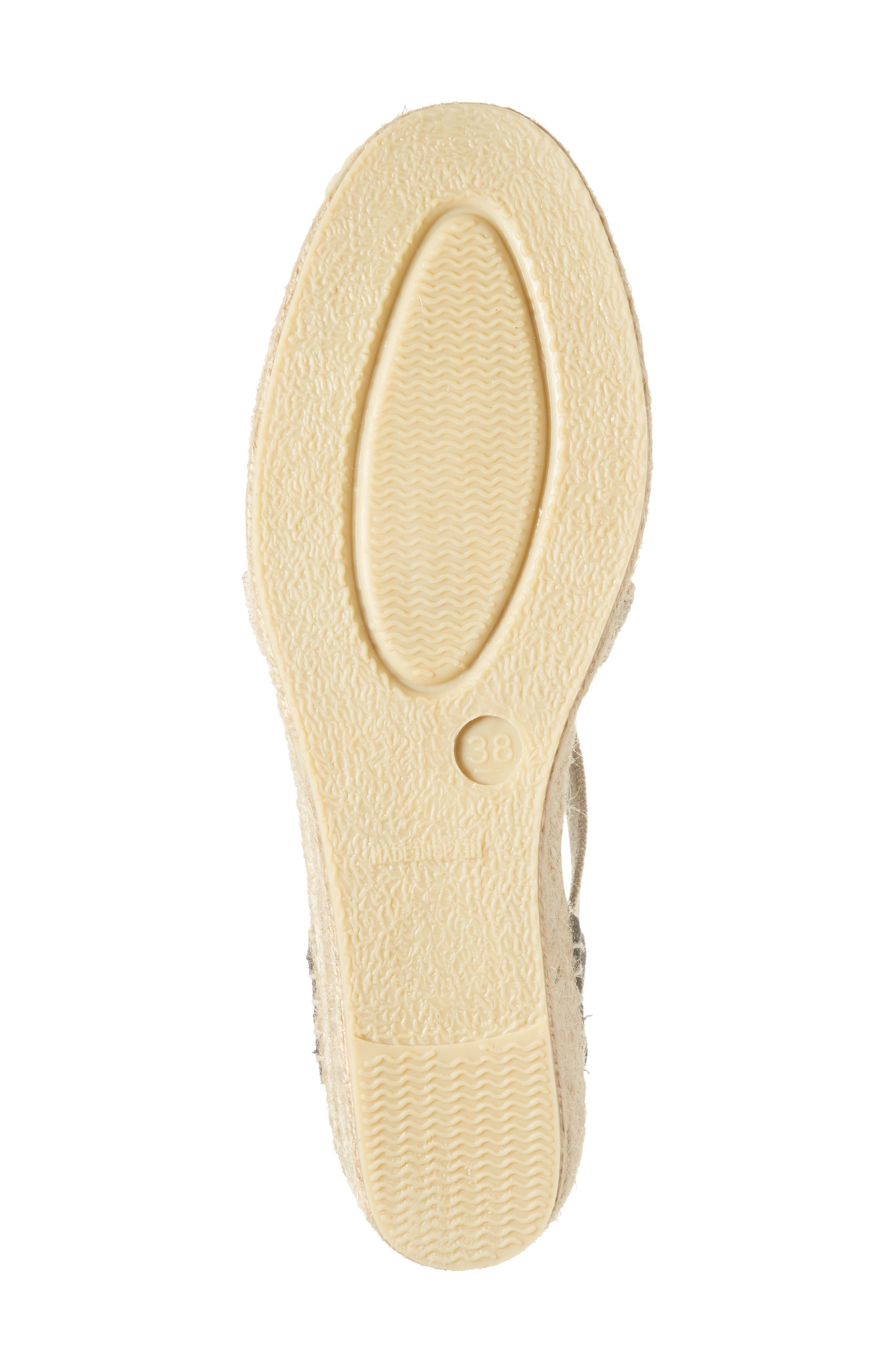 Toni Pons Verdi Espadrille Wedge, Alternate, color, Black