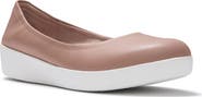 FitFlop Flowform Leather Ballerina Flat