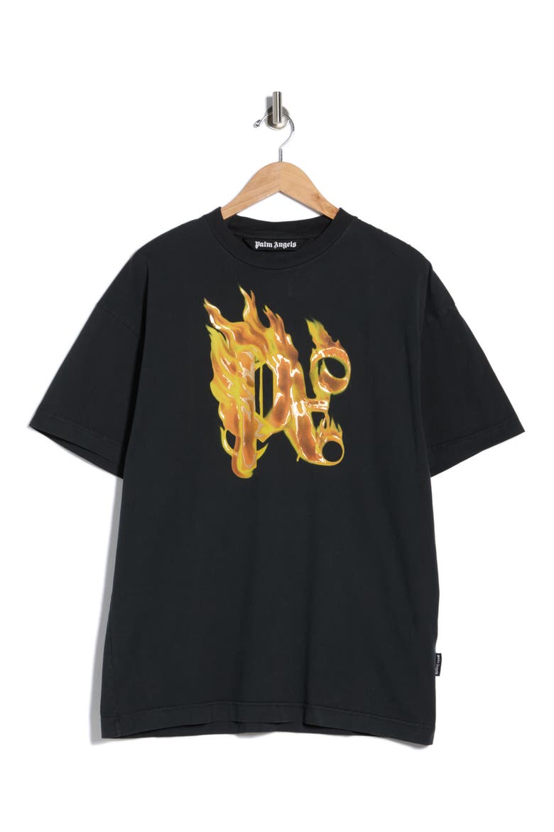 Blaze Logo Graphic T-Shirt, Alternate, color, BLACK GOLD