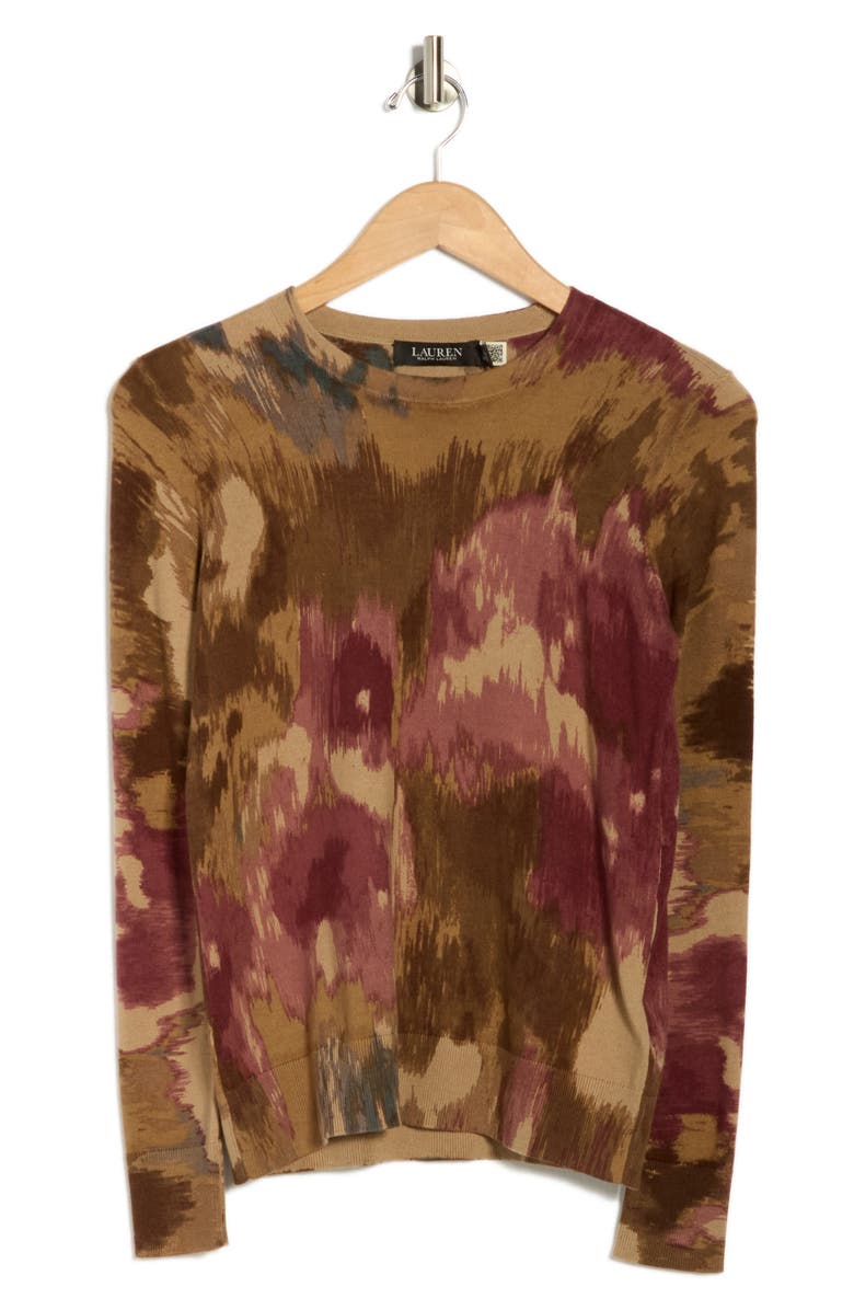 Lauren Ralph Lauren Cotton Blend Sweater, Alternate, color, 