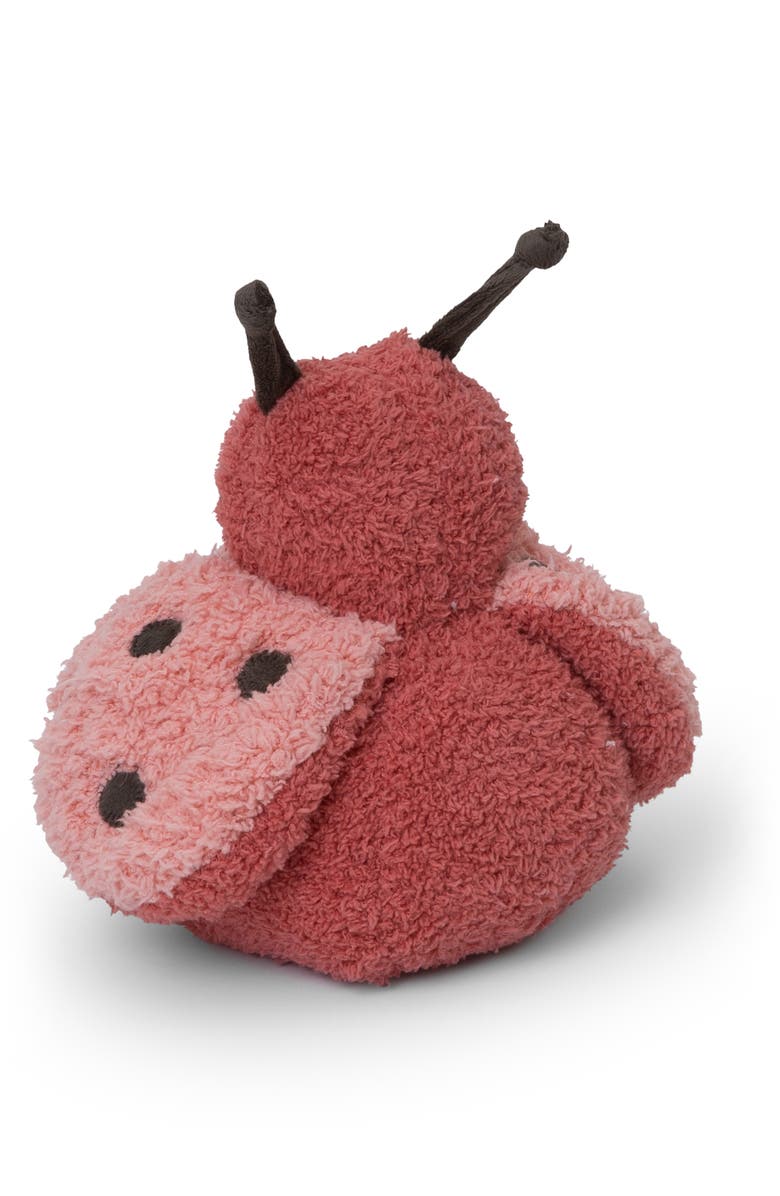 Barefoot Dreams<sup>®</sup> CozyChic<sup>®</sup> Love Bug Buddie Stuffed Animal, Alternate, color, Vermillion-Coral