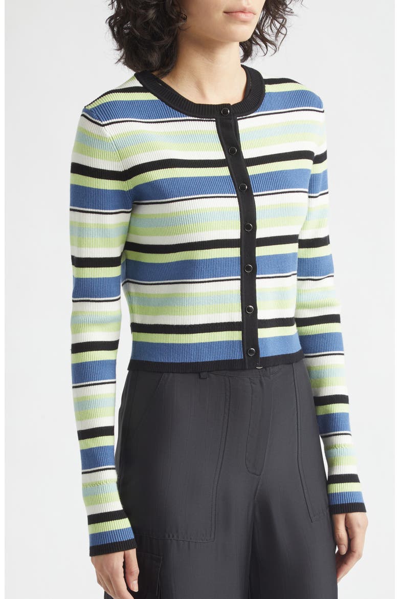 Zoe Crop Cardigan, Alternate, color, OCEAN/ KEYLIME MULTI