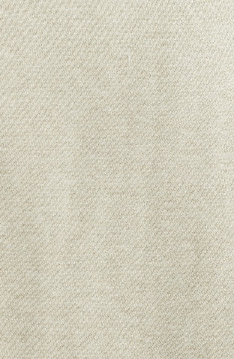 Fear of God Essentials Modern Fit Fleece Track Jacket, Alternate, color, Heather Stone/ Cloud White