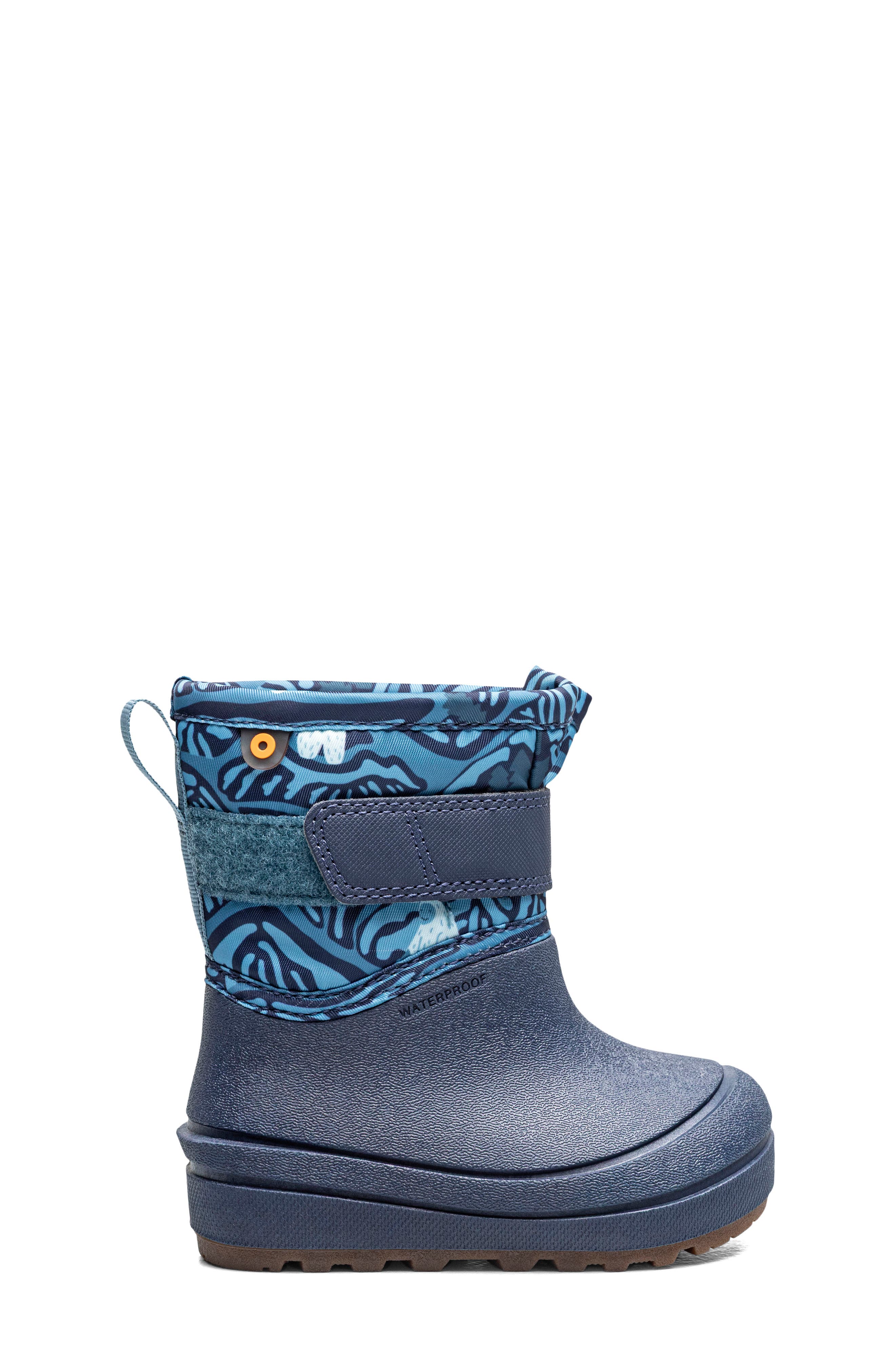 Kids' Baby Snow Shell Waterproof Boot, Alternate, color, NAVY MULTI
