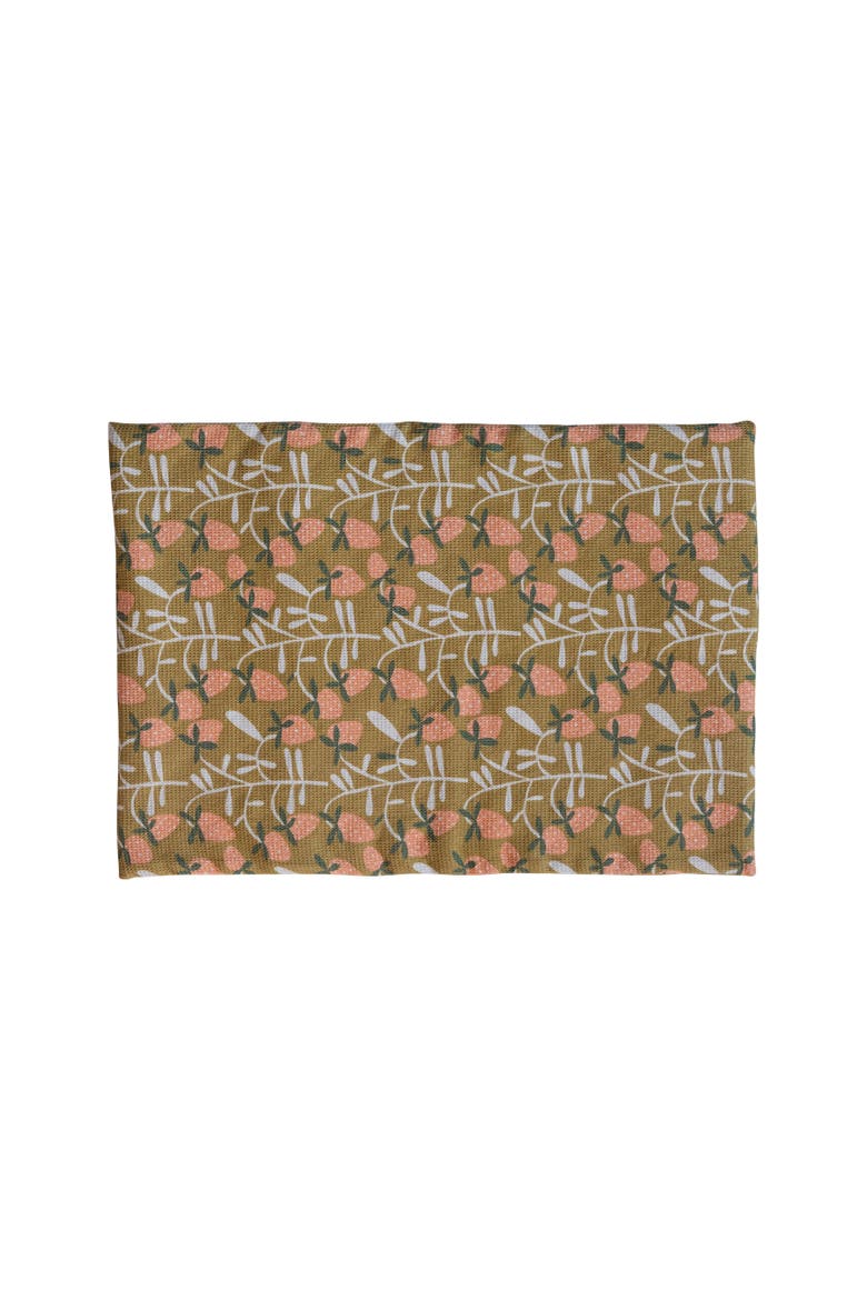 Drying Mat with Quilted Terry Cloth Insert, Main, color, Orange