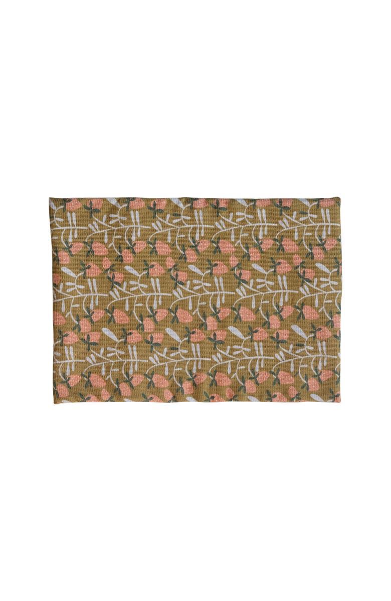 Storied Home Drying Mat with Quilted Terry Cloth Insert, Main, color, Orange