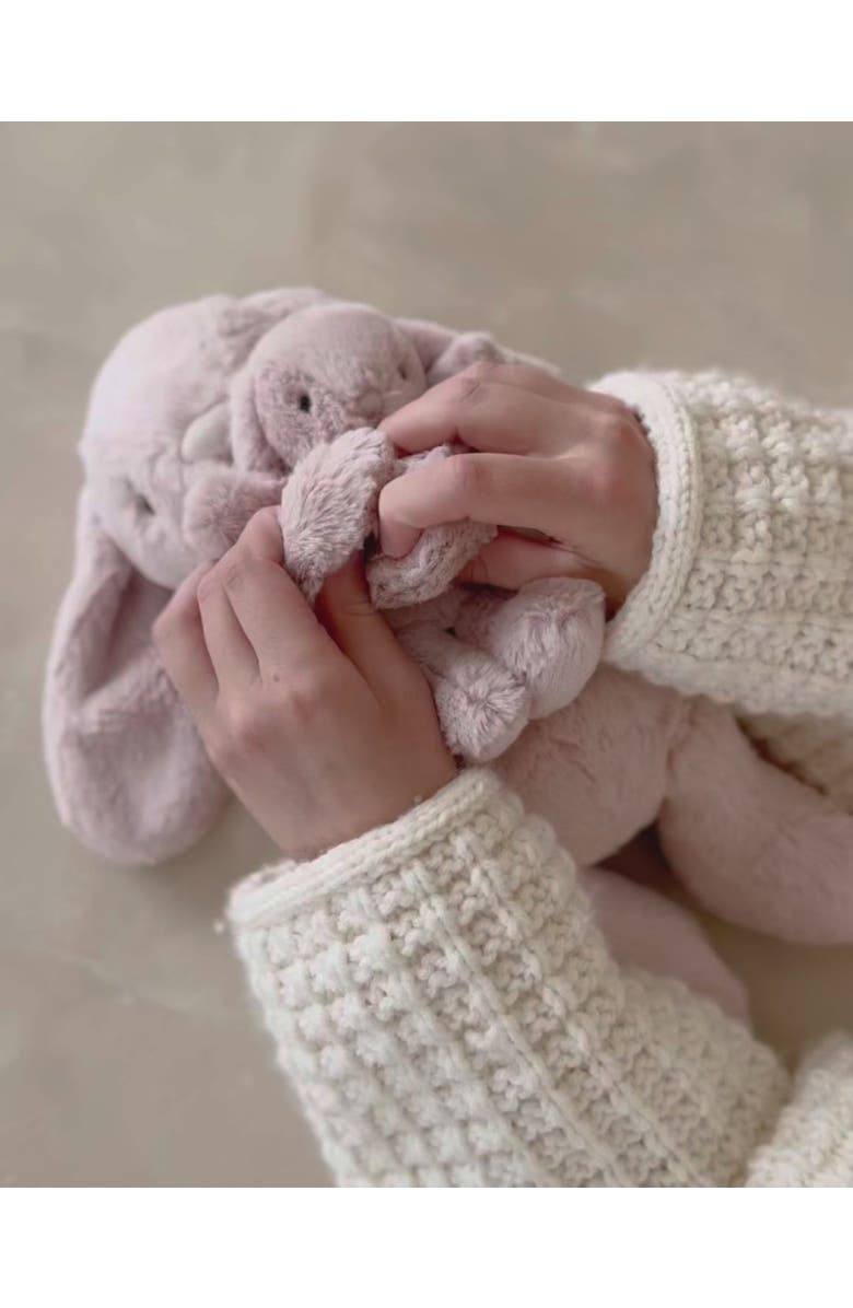 Snuggle Bunnies Stuffed Animal Frankie the Hugging Bunny, Alternate, color, Brulee Plush