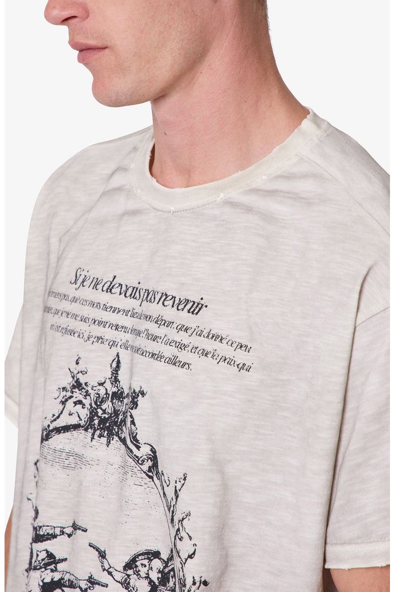 Do Not Return Distressed Graphic T-Shirt, Alternate, color, OFF WHITE