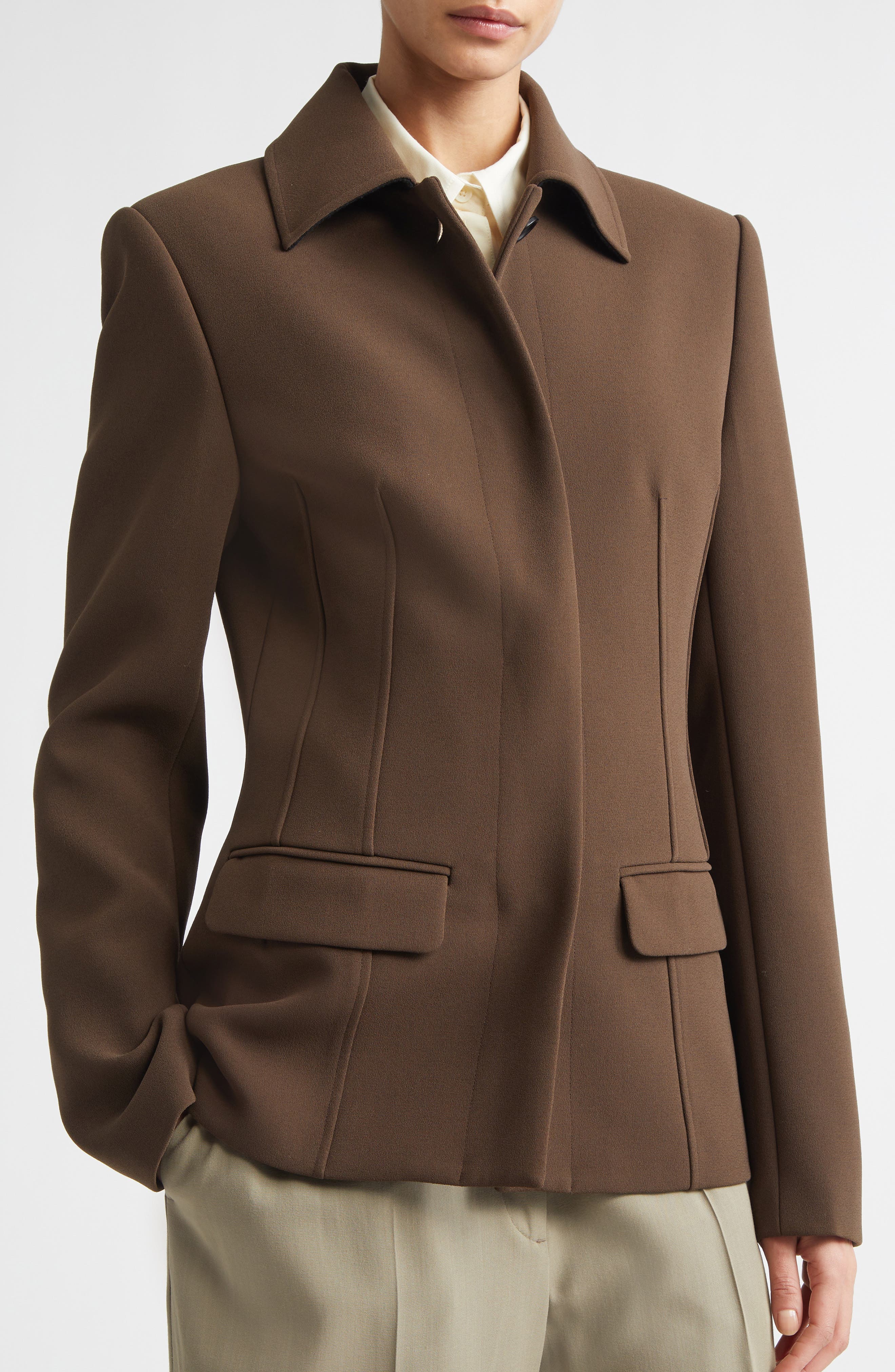 TOTEME Cinched Pocket Jacket (Women) | Nordstrom