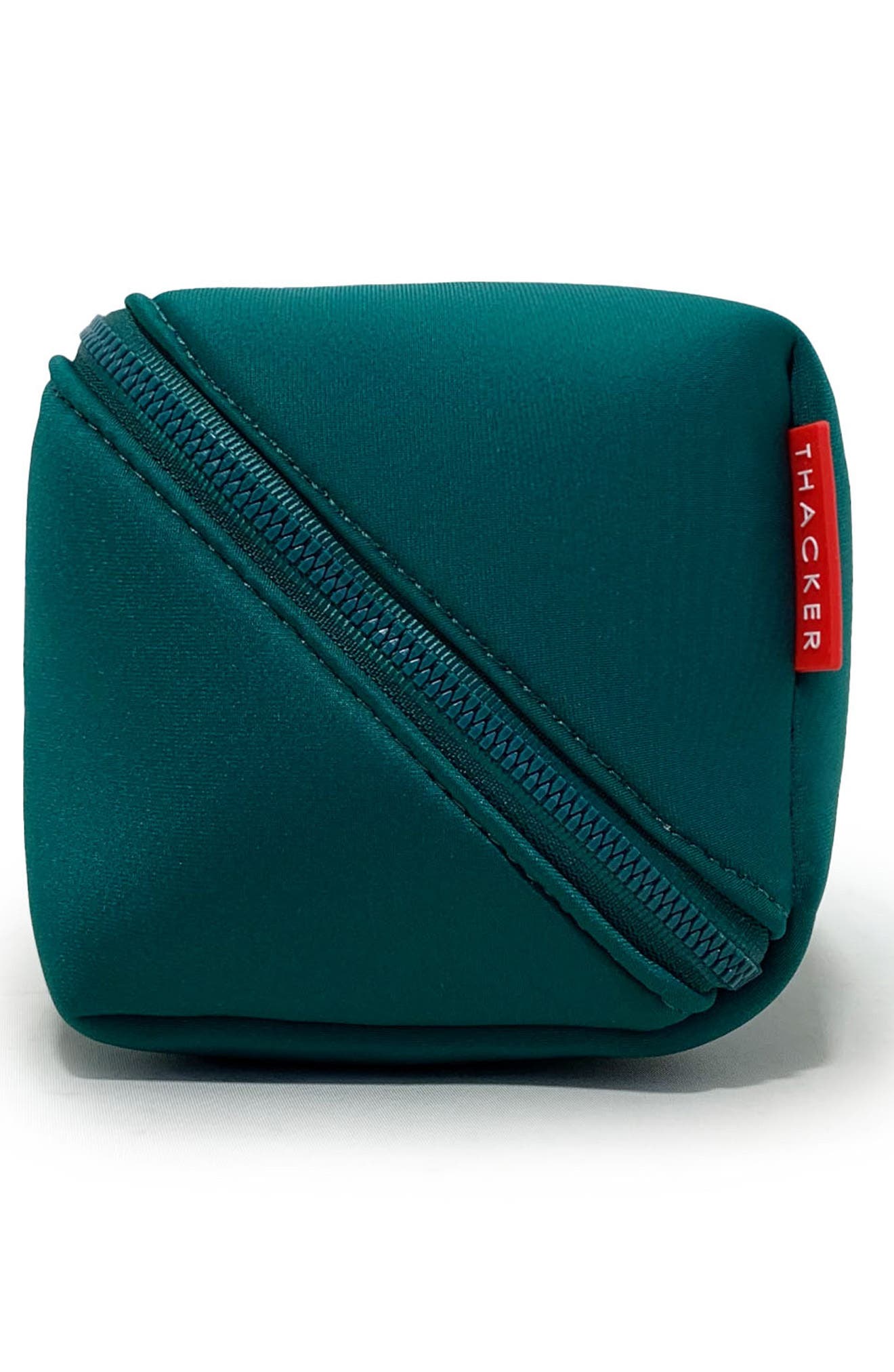 Baker Cosmetic Case, Alternate, color, EMERALD