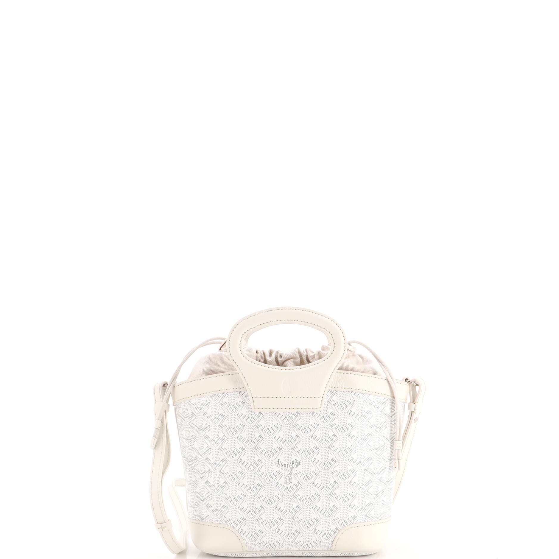 Beluga Bag Coated Canvas Mini, Main, color, White