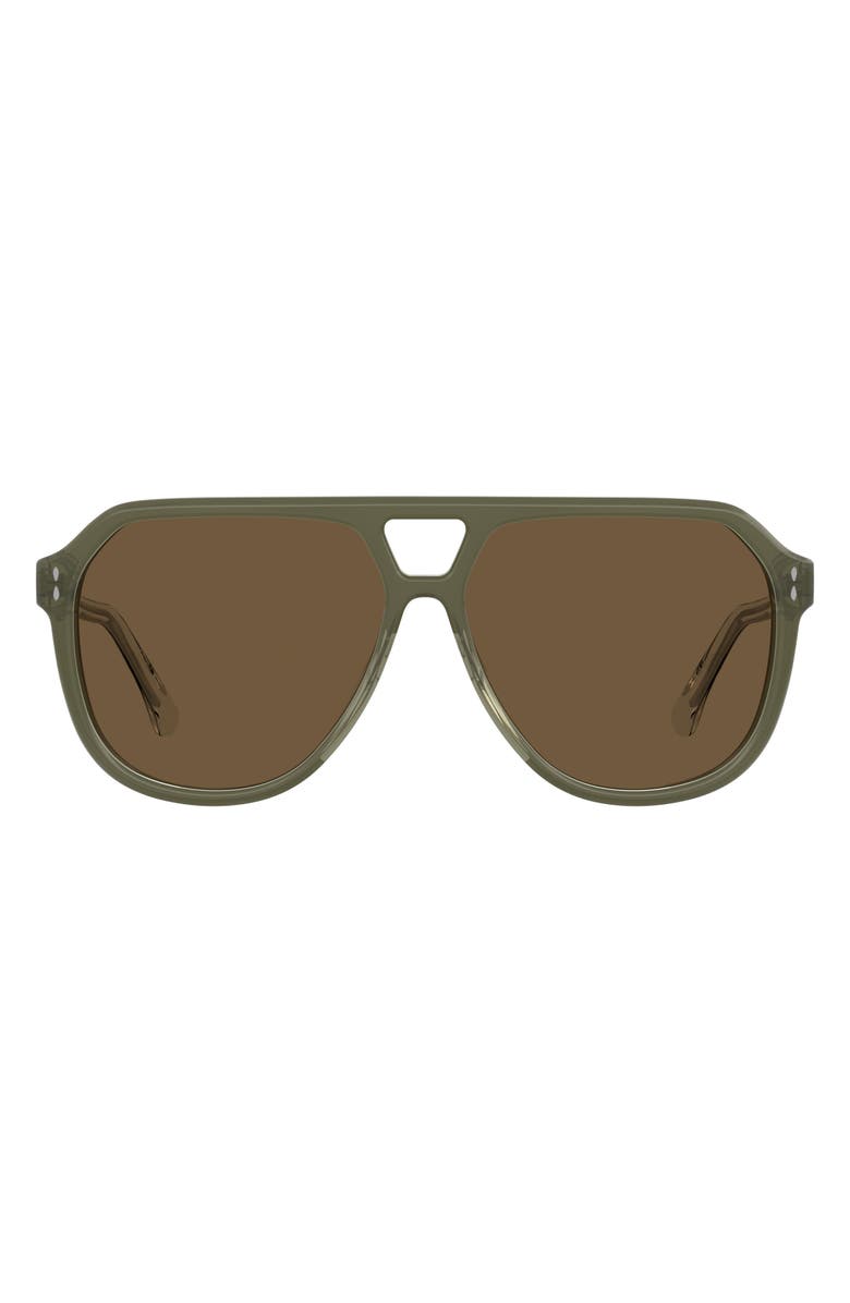 Isabel Marant 60mm Pilot Sunglasses, Main, color,