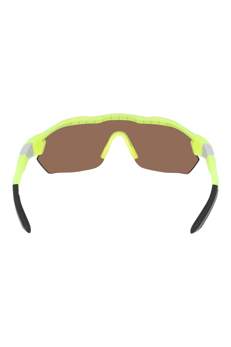 Show X3 Elite 61mm Wraparound Sunglasses, Alternate, color, MATTE VOLT/ RED