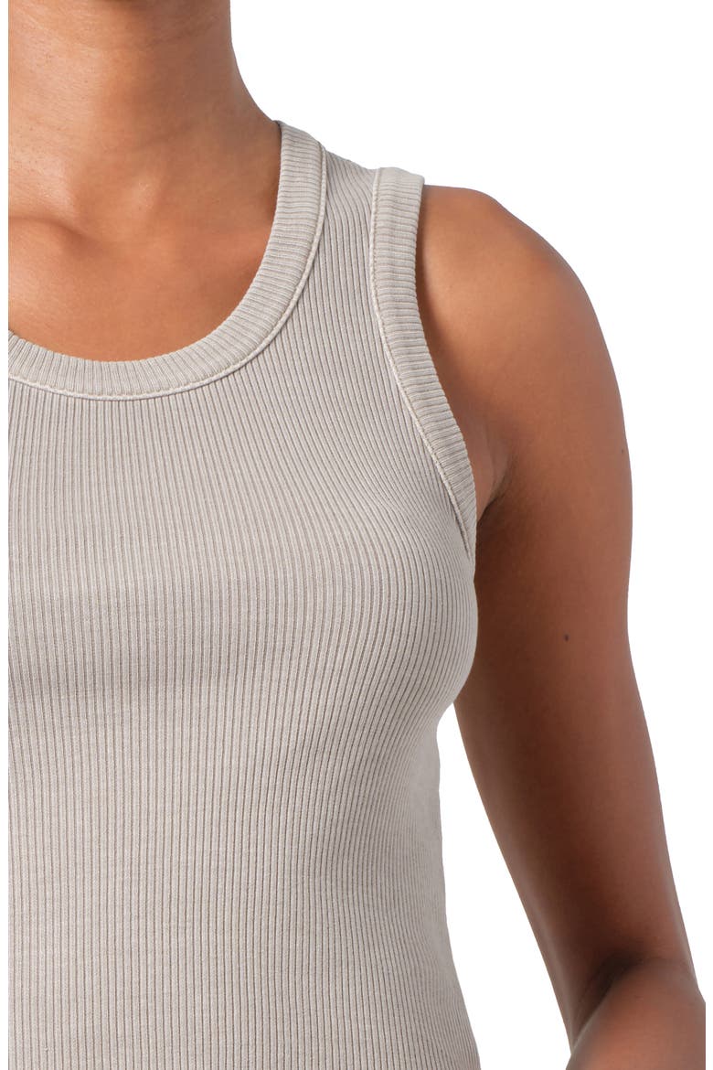 Poppy Shrunken Rib Tank, Alternate, color, DRAB