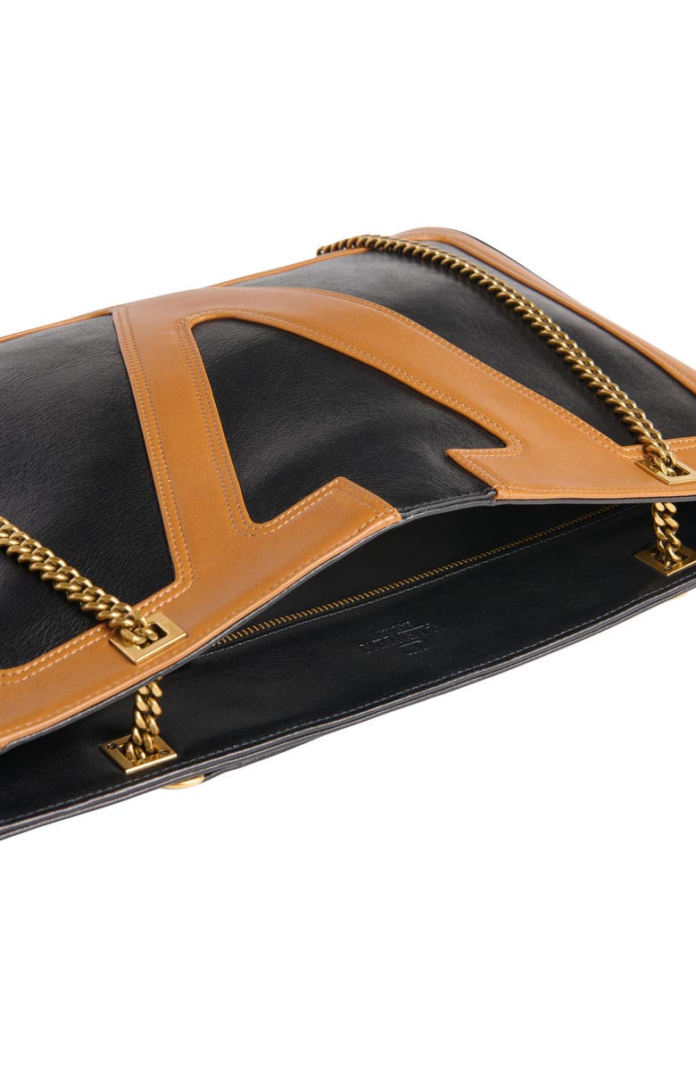 Valentino Garavani Medium Viva Superstar Leather Shopper, Alternate, color, Black Multi