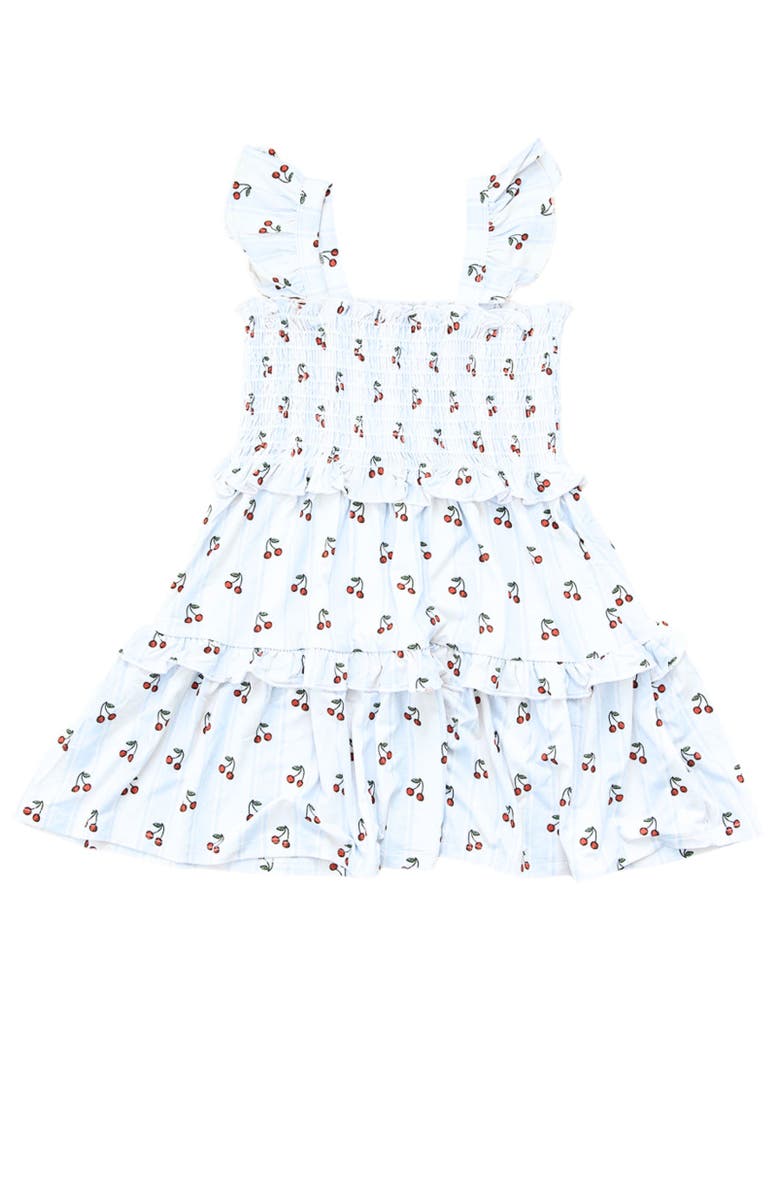 Charlie Lou Baby<sup>®</sup> Ruffle Smocked Dress, Main, color, Multicolored