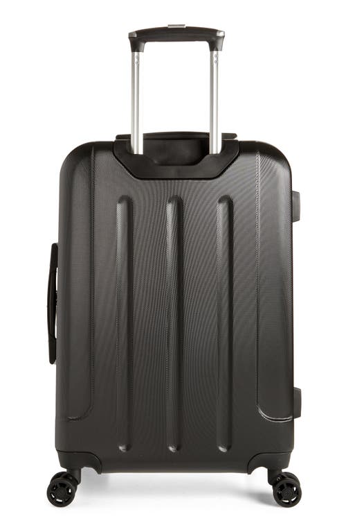 Swissgear Hybrid 25-inch Spinner Suitcase In Black