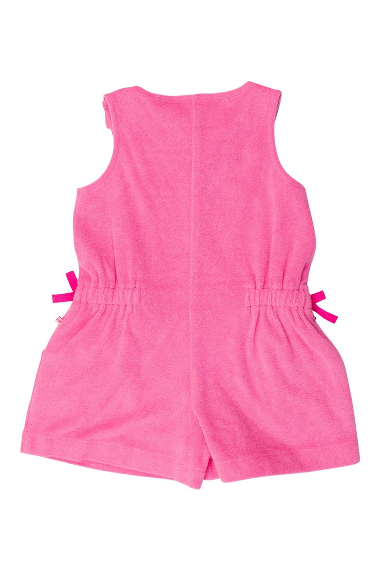 Kids' Neon Magenta Cover-Up Romper, Alternate, color, PINK