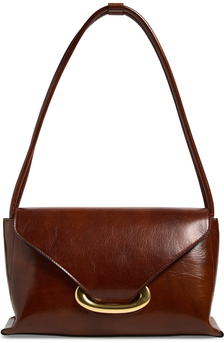 Wandler Veneto Leather Shoulder Bag, Main, color, Palissander Glaze 1775