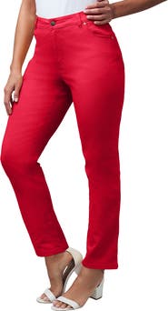 Jessica London True Fit Stretch Denim Straight Leg Jean