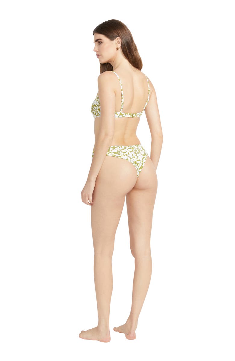 Volcom Carefree Geo Print Cheekini Bikini Bottoms, Alternate, color, 