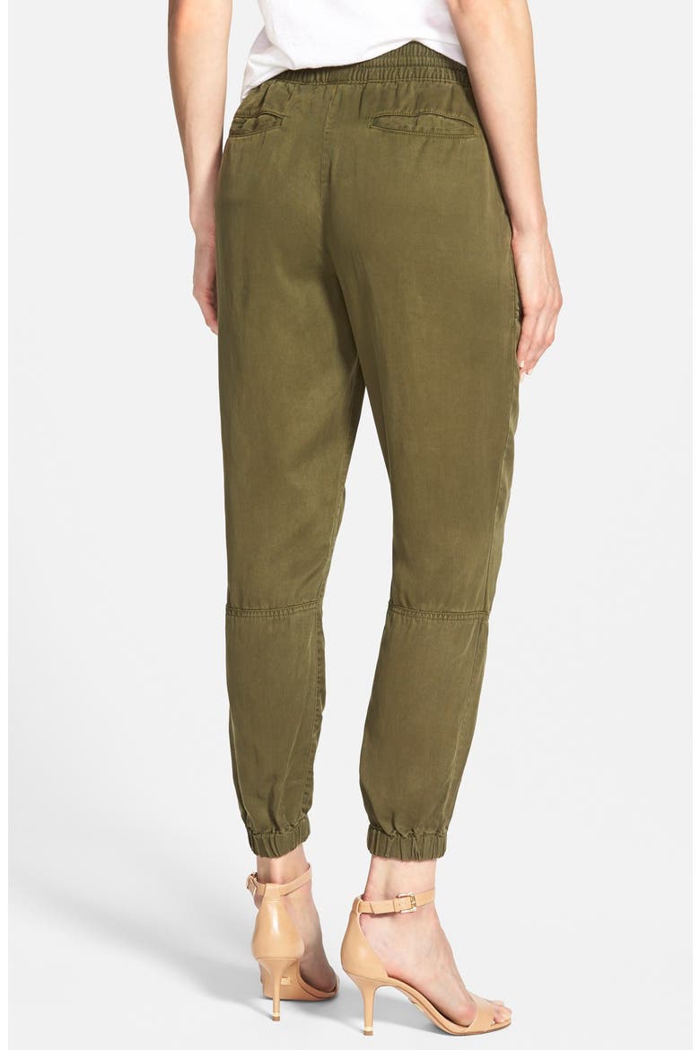 Tencel® Cargo Pants, Alternate, color, DARK FALL OLIVE