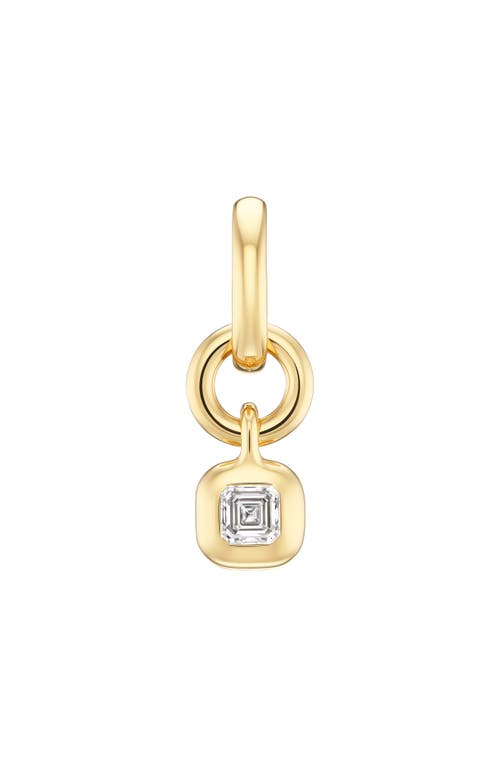 Uniform Object Carriage Diamond Charm In Yellow Gold