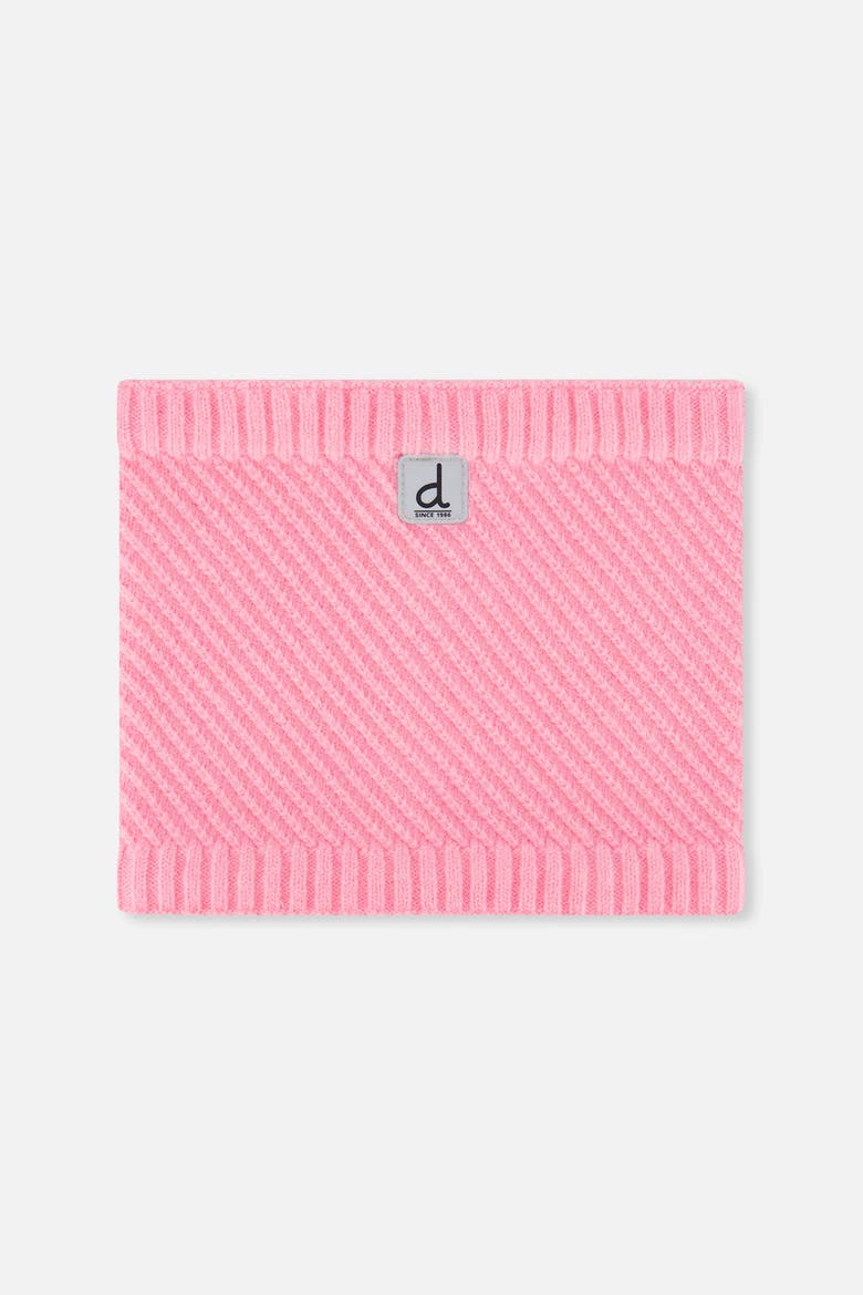 Winter Knit Fleece Neckwarmer, Main, color, Pink