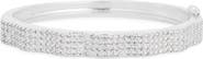 NORDSTROM RACK Wavy Cubic Zirconia Hinge Bracelet