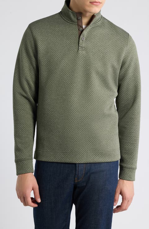Rockwells Quilted Henley Pullover