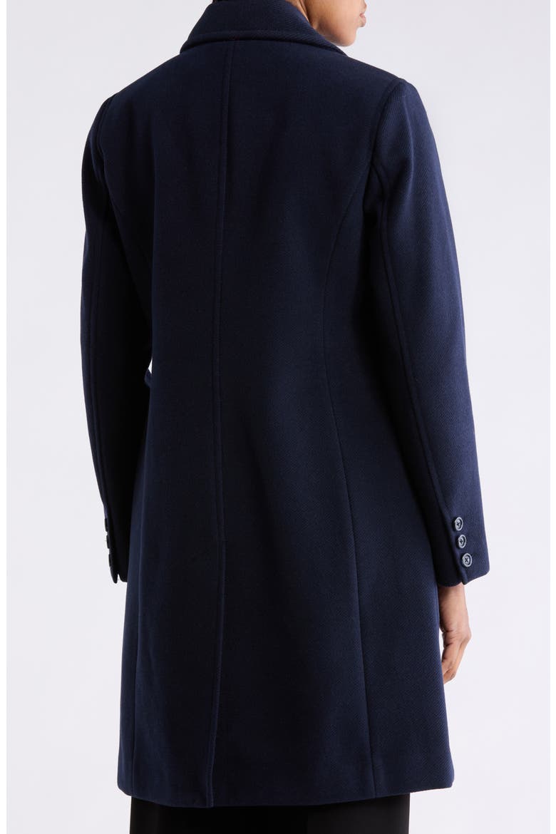 Notch Collar Walker Coat, Alternate, color, NAVY TWILL