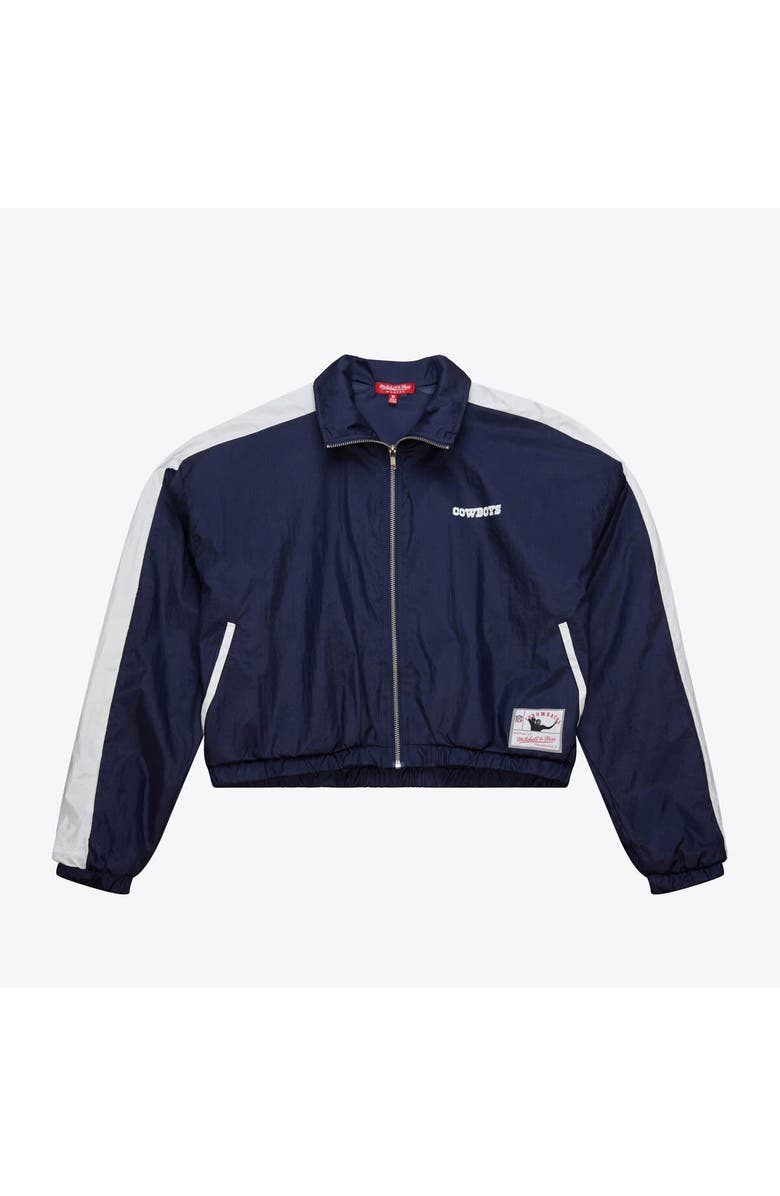 Mitchell & Ness Women's Mitchell & Ness  Navy Dallas Cowboys Nylon Full-Zip Jacket, Alternate, color, Navy