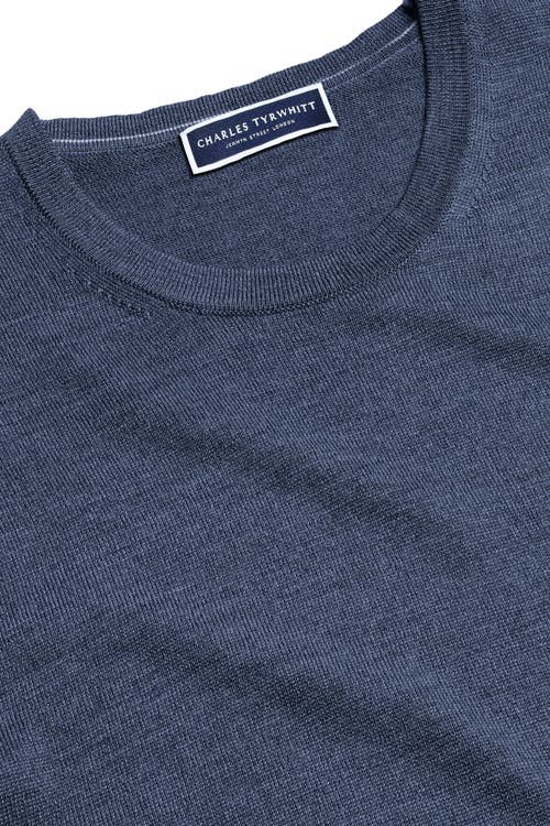 CHARLES TYRWHITT CHARLES TYRWHITT PURE MERINO CREW NECK SWEATER