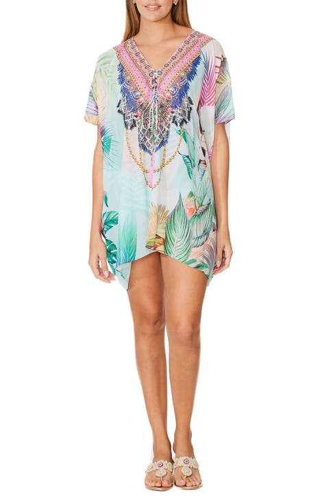 Tropical Paradise Short Kaftan