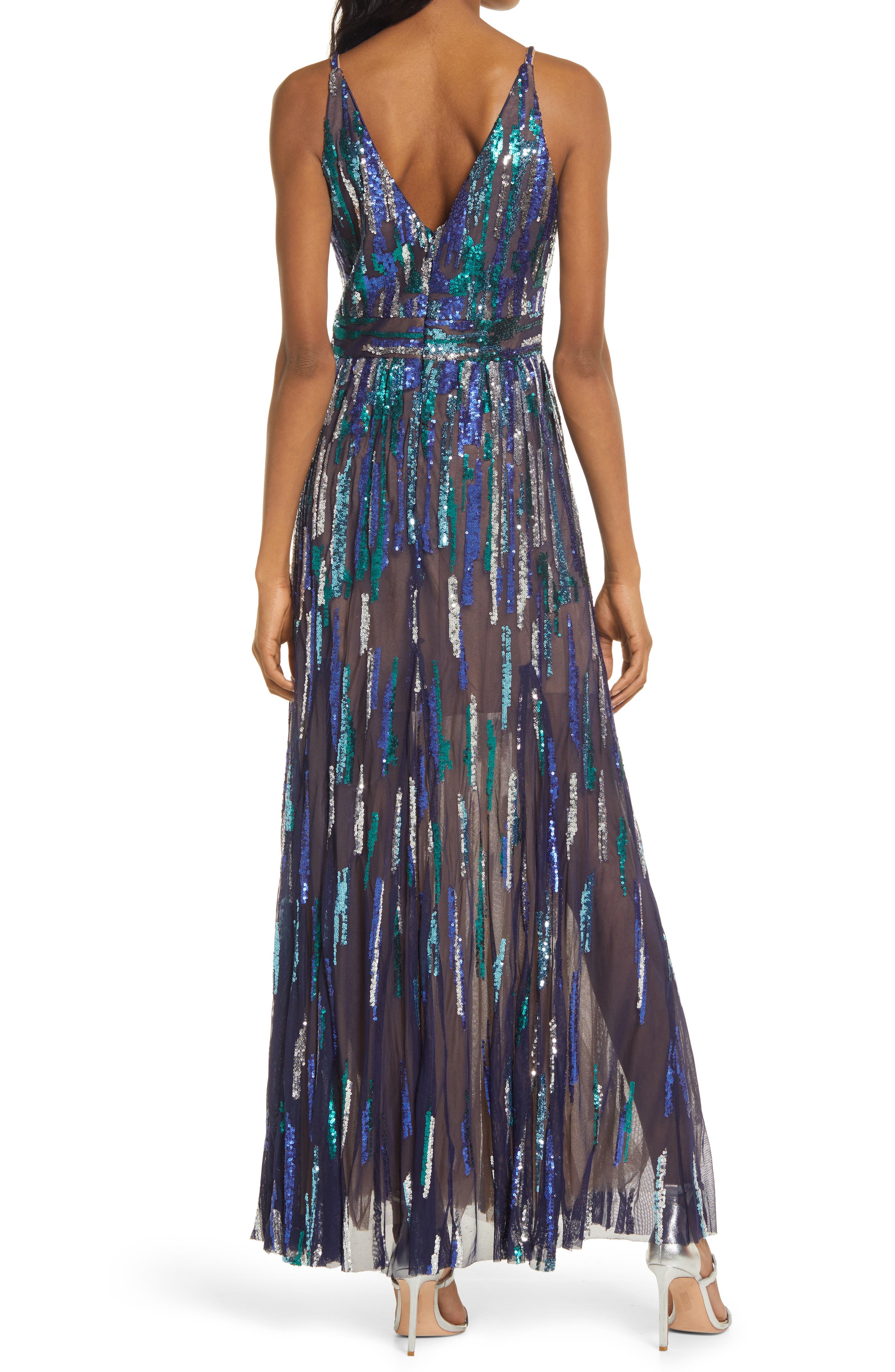 Samira Sequin Embellished Gown - image 2