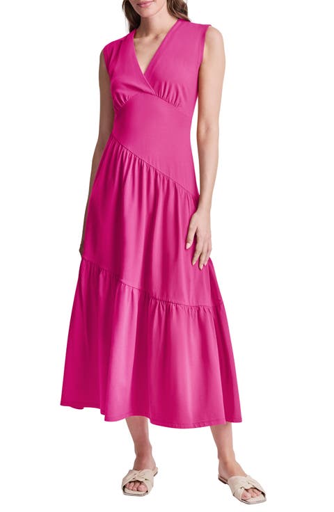 Stretch Cotton Maxi Dress