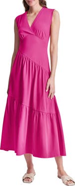 DKNY Stretch Cotton Maxi Dress
