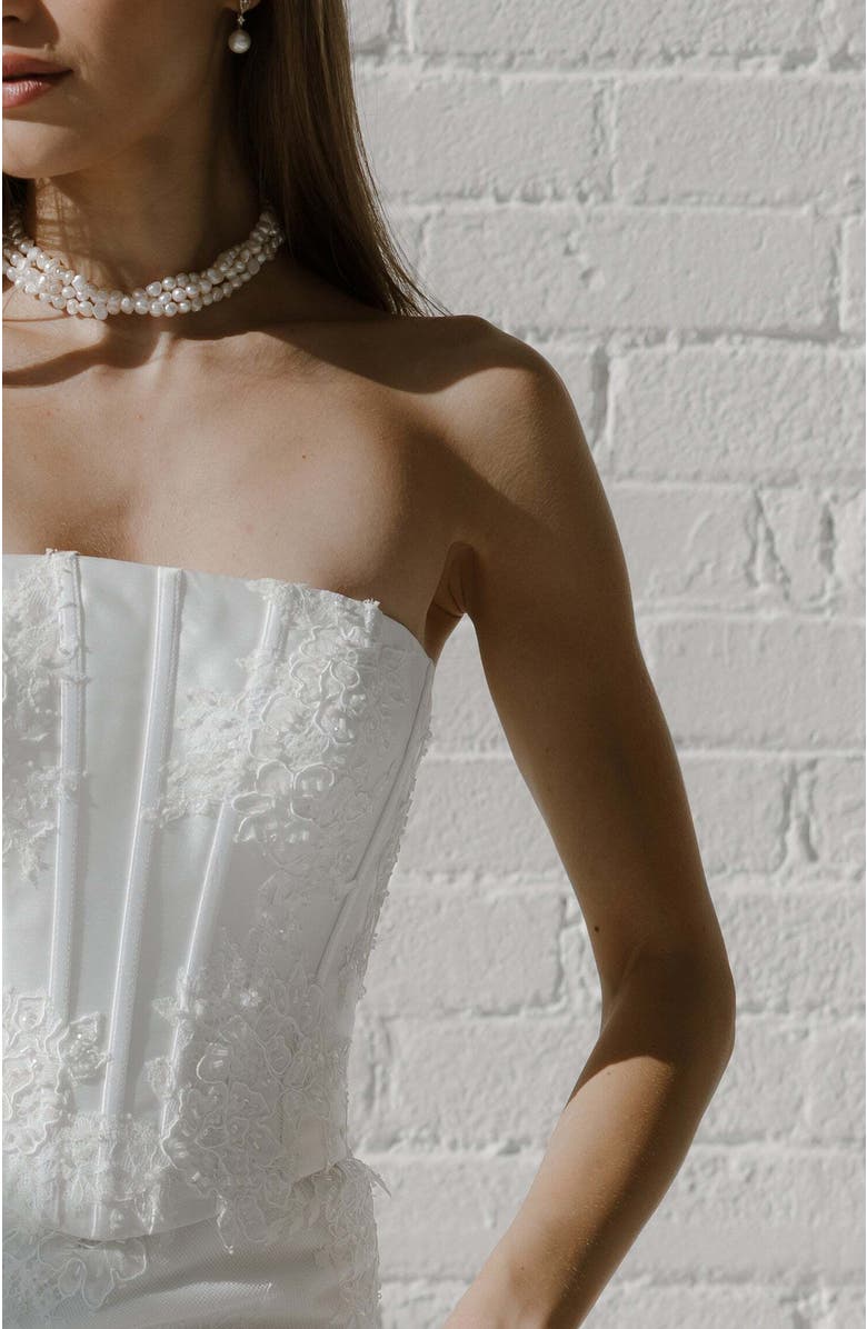 Untamed Petals Esme Mini Dress, Alternate, color, Ivory