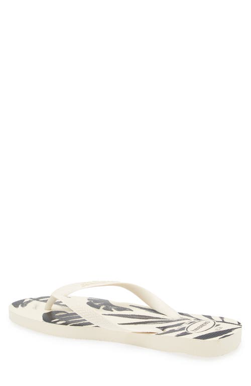 Havaianas Aloha Flip Flop In Beige