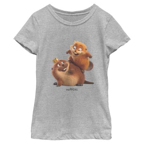 Girl's Hoppers King George and Mabel Fun  Graphic T-Shirt