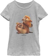 Hoppers Girl's Hoppers King George and Mabel Fun Graphic T-Shirt